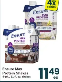 ACME Ensure Max Protein Shakes offer