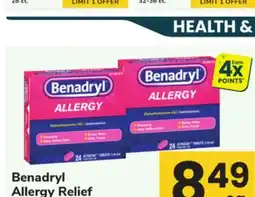 ACME Benadryl Allergy Relief offer