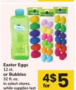 ACME Easter Eggs 12 ct. or Bubbles 32 fl. oz offer