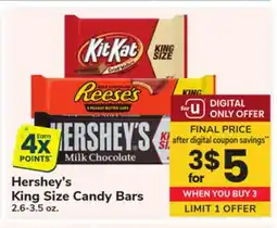 ACME Hershey's King Size Candy Bars offer