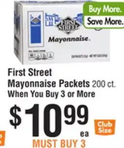 Smart & Final First Street Mayonnaise Packets offer