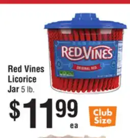 Smart & Final Red Vines Licorice Jar offer
