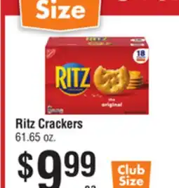 Smart & Final Ritz Crackers offer