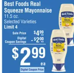 Smart & Final Best Foods Real Squeeze Mayonnaise offer