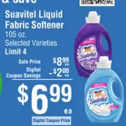 Smart & Final Suavitel Liquid Fabric Softener offer