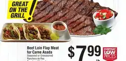 Smart & Final Beef Loin Flap Meat for Carne Asada offer