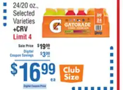 Smart & Final Gatorade offer