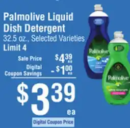 Smart & Final Palmolive Liquid Dish Detergent offer
