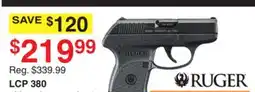 Dunham's Sports RUGER LCP 380 HANDGUNS offer