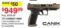 Dunham's Sports CANIK TTI COMBAT 9MM offer