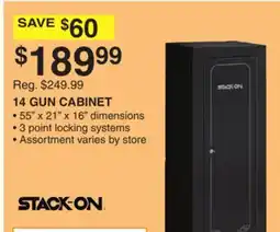 Dunham's Sports STACK-ON 14 GUN CABINET offer
