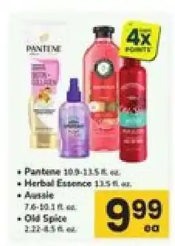 Safeway Pantene, Herbal Essence, Aussie, Old Spice offer
