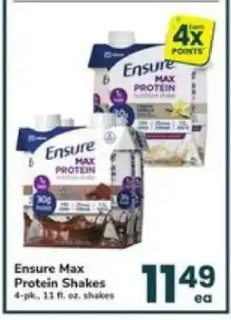 Safeway Ensure Max Protein Shakes offer