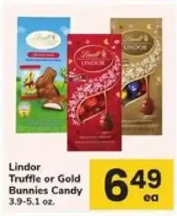 Safeway Lindor Truffle or Gold Bunnies Candy offer