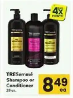 Safeway Tresemme Shampoo or Conditioner offer