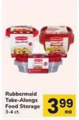 Safeway Rubbermaid Take Alongs Food Storage offer