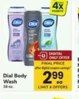 Safeway Dial Body Wash offer