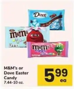 Safeway M&M's or Dove Easter Candy offer