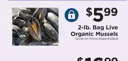 ShopRite 2-lb. Bag Live Organic Mussels offer