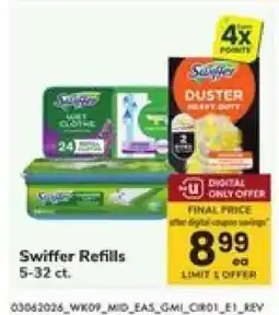 Safeway Swiffer Refills offer