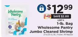 ShopRite Wholesome Pantry Jumbo Cleaned Shrimp offer