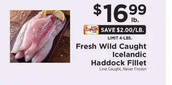 ShopRite Fresh Wild Caught Icelandic Haddock Fillet offer