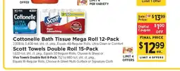 ShopRite Scott Towels Double Roll 15-Pack offer