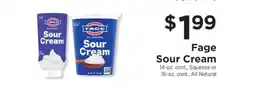 ShopRite Fage Sour Cream offer