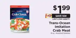 ShopRite Trans-Ocean Imitation Crab Meat offer
