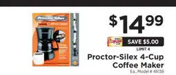 ShopRite Proctor-Silex 4-Cup Coffee Maker offer