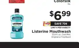 ShopRite Listerine Mouthwash offer