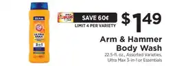 ShopRite Arm & Hammer Body Wash offer
