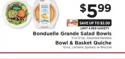 ShopRite Bonduelle Grande Salad Bowls offer