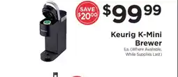 ShopRite Keurig K-Mini Brewer offer