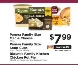 ShopRite Panera Family Size Mac & Cheese offer