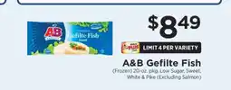 ShopRite A & B Gefilte Fish offer