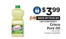 ShopRite Crisco Pure Oil offer