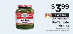 ShopRite Ba-tampte Pickles offer