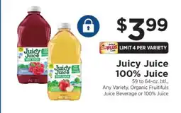 ShopRite Juicy Juice 100% Juice offer