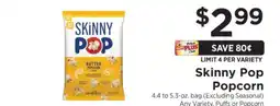 ShopRite Skinny Pop Popcorn offer