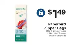 ShopRite Paperbird Zipper Bags offer