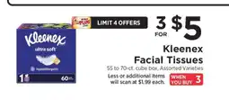 ShopRite Kleenex Facial Tissues offer