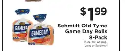 ShopRite Schmidt Old Tyme Game Day Rolls 8-Pack offer