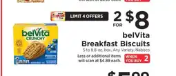 ShopRite belVita Breakfast Biscuits offer