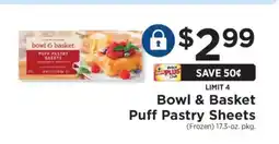 ShopRite Bowl & Basket Puff Pastry Sheets offer