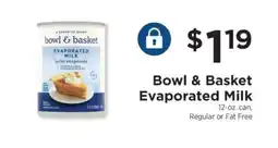 ShopRite Bowl & Basket Evaporated Milk offer