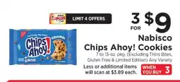 ShopRite Nabisco Chips Ahoy! Cookies offer