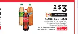 ShopRite Coke 1.25-Liter offer