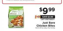 ShopRite Just Bare Chicken Bites offer