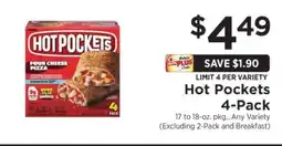 ShopRite Hot Pockets 4-Pack offer